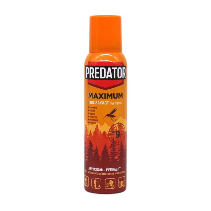 Аерозольний репелентний засіб PREDATOR Maximum 150 см